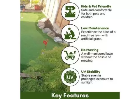 Buy High-Quality Cordoba 40mm Artificial Grass at Affordable Price - 3/5