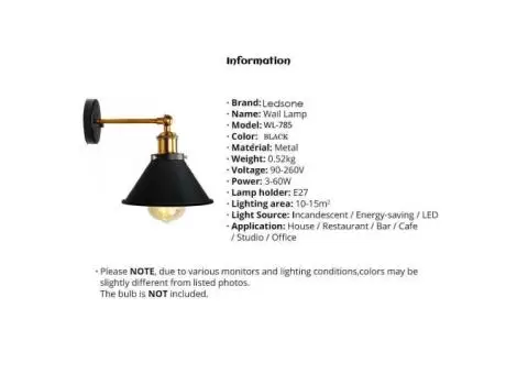 Black Wall Lights & Sconce Indoor Lighting - 2/9