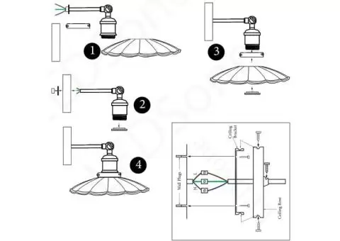 Black Wall Lights & Sconce Indoor Lighting - 7/9