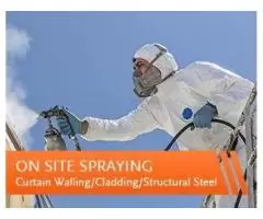 Professional Shop Front Spraying Services by ARS UK Ltd