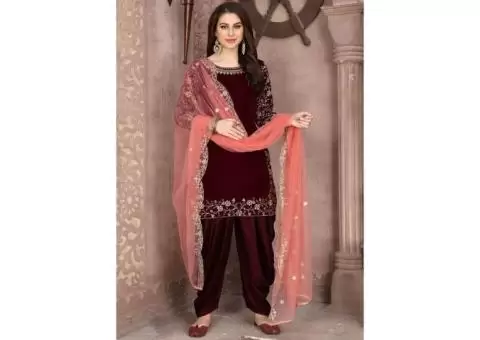 Explore Stylish Punjabi Salwar Suits at Mirraw - 5/5