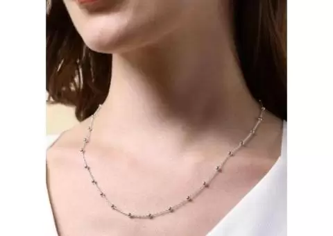 Ladies silver chain - 3/5