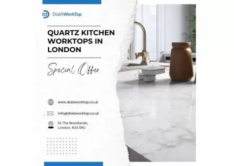 quartz kitchen countertops | +44 020 83685555 | DialAWorkTop