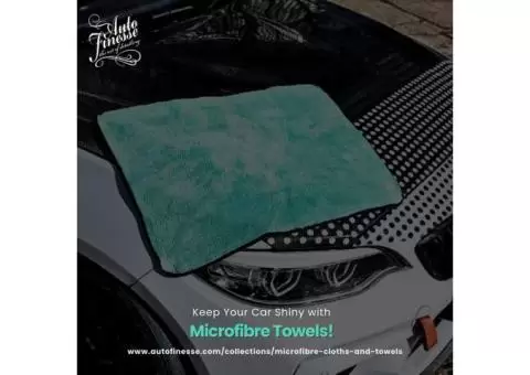 Keep Your Car Shiny with Microfibre Towels!