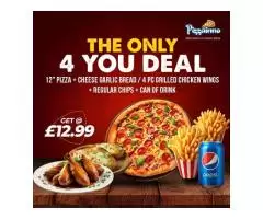 ???? The Only 4 You Deal – Exclusively at Pizzainno Watford! ????