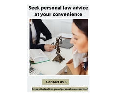 Seek personal law advice at your convenience