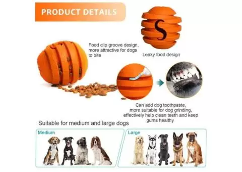 PetBuds Orange Interactive Dog Toy – Fun & Durable Chew Toy! - 2/2