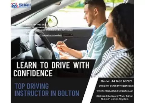 Master Driving with Expert Driving Instructors in Bolton
