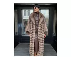 Sable fur coat