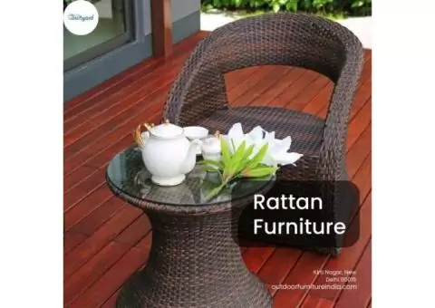 Rattan Furniture in Delhi: The Perfect Outdoor Furniture Choice.