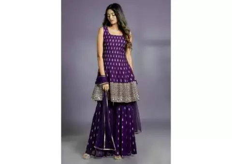 Explore Vibrant Shades of Purple Salwar Suits - 2/6