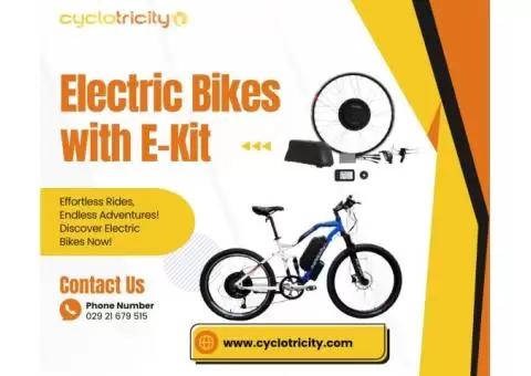 Upgrade Your Ride with Cyclotricity Rear Wheel Electric Bike Conversion Kit