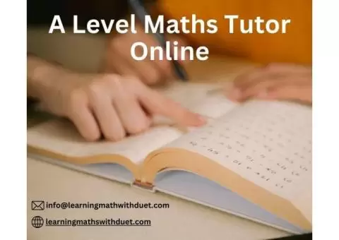 A Level Maths Tutor Online