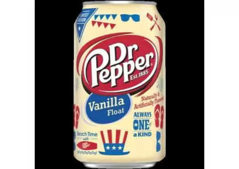 Dr Pepper Vanilla Float Flavour USA Cans 355ml