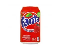 Fanta Strawberry Flavour USA Cans 355ml