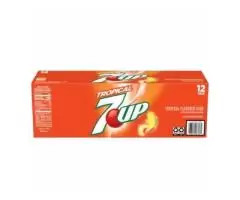 7up Tropical Flavour USA Cans