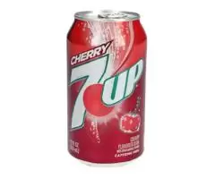 7up Cherry Flavour USA Cans