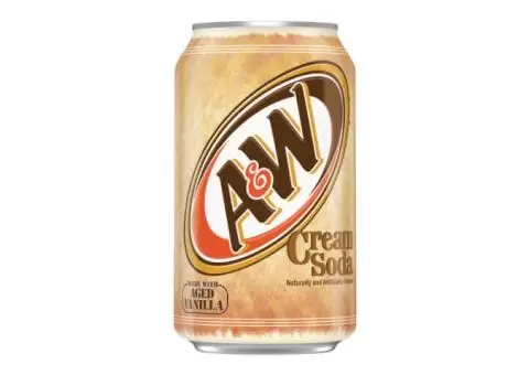 A&W Cream Soda Flavour USA Cans Bulk Supplier in Preston, Uk