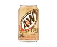 A&W Cream Soda Flavour USA Cans Bulk Supplier in Preston, Uk