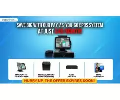 Save Big with Our Pay-As-You-Go EPOS System at Just £49/Month!