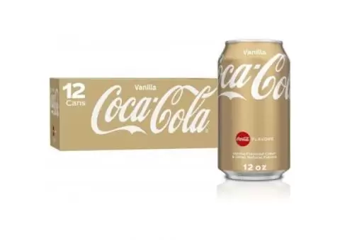 Coca Cola Vanilla Flavour USA Coke Cans Bulk Supplier in Preston, Uk