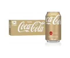 Coca Cola Vanilla Flavour USA Coke Cans Bulk Supplier in Preston, Uk