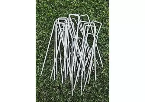 FLORALCRAFT 10cm Galvanised Turf Pins | Michael Dark