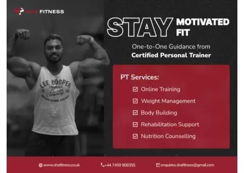 Personal Trainer in Ilford | Sha Fitness