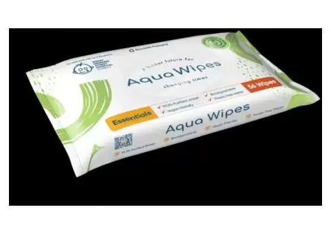 Shop Plastic-Free Wet Wipes UK – Aqua Wipes for Natural Baby Care!