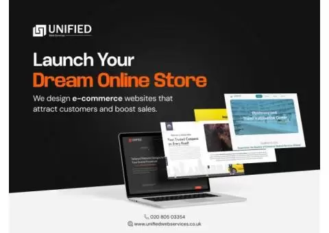 Launch your Online Store - E-commerce Web Design Company Essex
