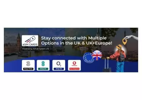 Buy Three UK eSIM | Unlimited Data Plans