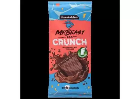 Mr beast bar Milk Crunch Bulk Supplier in Preston, Uk