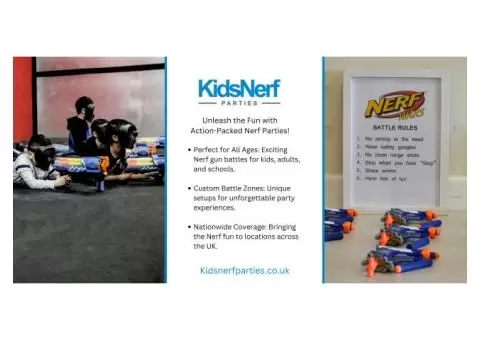 Exciting Nerf Party Fun for Kids & Adults in the UK