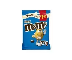 Wholesale M&M’s Crispy Treat Bag Supplier in Preston, Uk