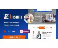 Insunz - The Ultimate Insurance Agency WordPress Theme ????????
