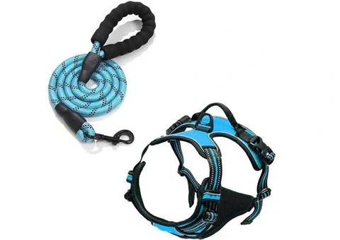 Adjustable No-Pull Dog Harness with Free 5ft Leash - 23% Off