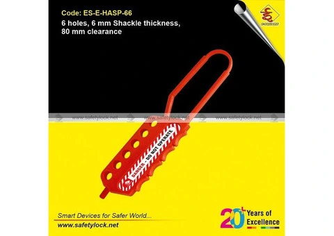 Shop Nylon Lockout Safety Hasp in London for Electrical Lockouts - 1/4