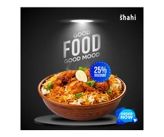 25% OFF on our delicious Chicken Biryani!