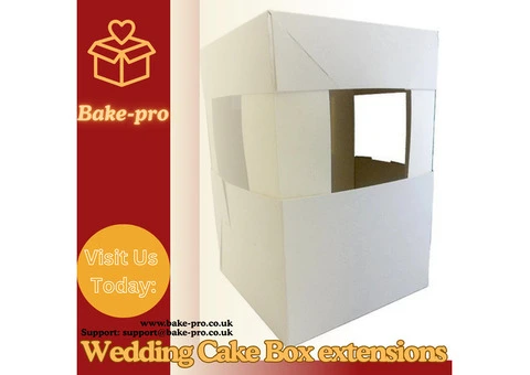 Wedding Cake Box Extensions | Durable Risers and Extenders