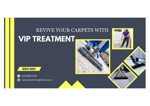 REVIVE YOUR CARPETS WITH VIP TREATMENT