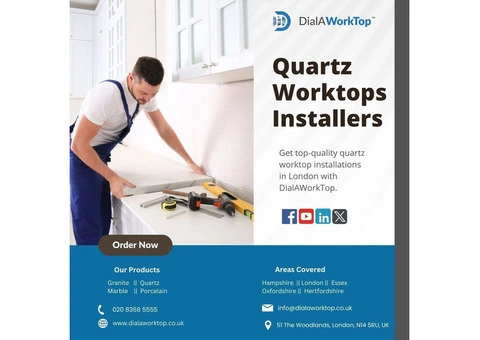 Quartz Worktops Installers in London | 020 8368 5555 | DialAworktop