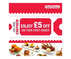 First order = £5 OFF!