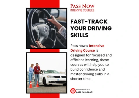 Polish Your Driving Skills with Pass Now’s Intensive Driving courses