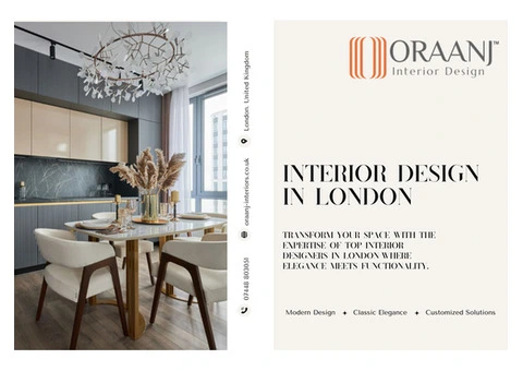 High-End Interior Design London by Oraanj Interior Design