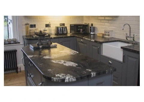 Get Sleek & Durable Black Quartz Worktops for Your Kitchen