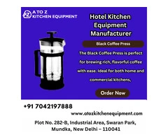 Black Coffee Press — Perfect for Home & Commercial Use