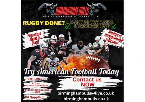 Birmingham Bulls Recruiting New or Experienced Players for 2025 Season