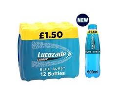Wholesale Lucozade Energy Blue Burst 500ml Supplier in Preston, Uk