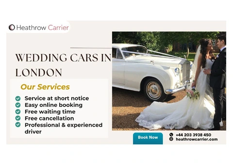 Wedding Cars for Hire – Arrive in Style with Heathrow Carrier