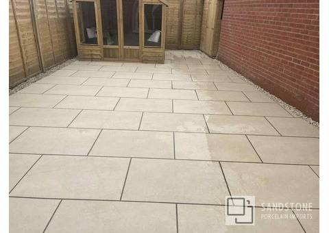 Hammerstone Beige Porcelain Paving